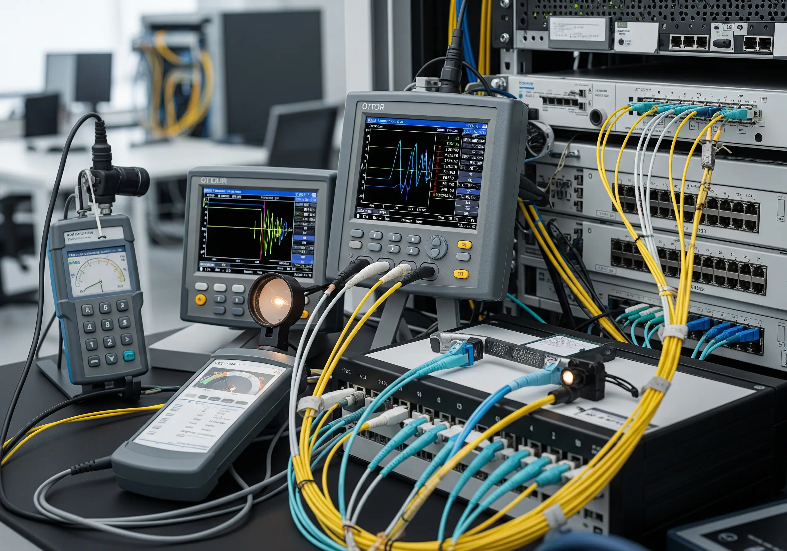 Empalme, pruebas y certificación de redes de fibra óptica