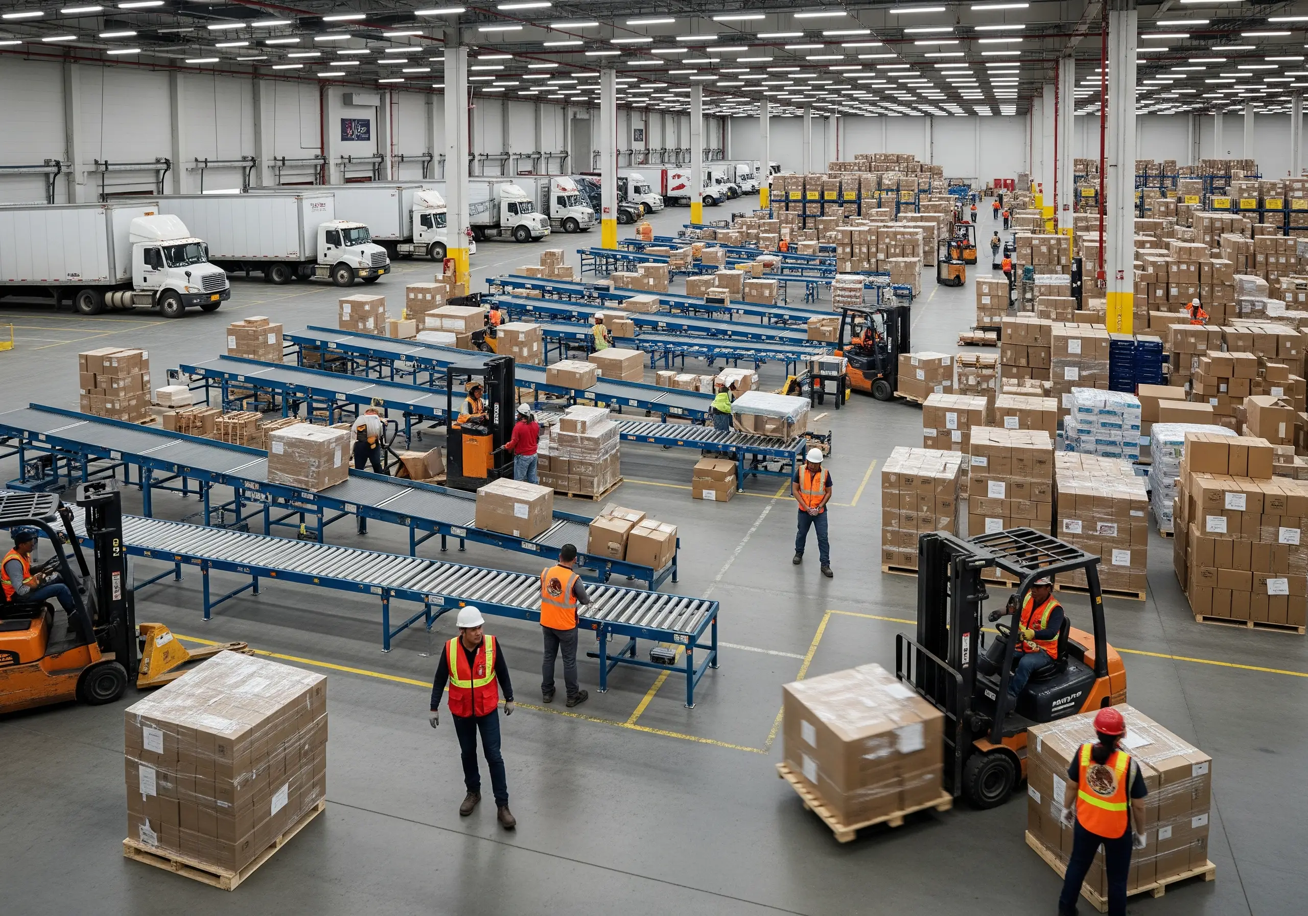 Iluminación y equipamiento logístico.