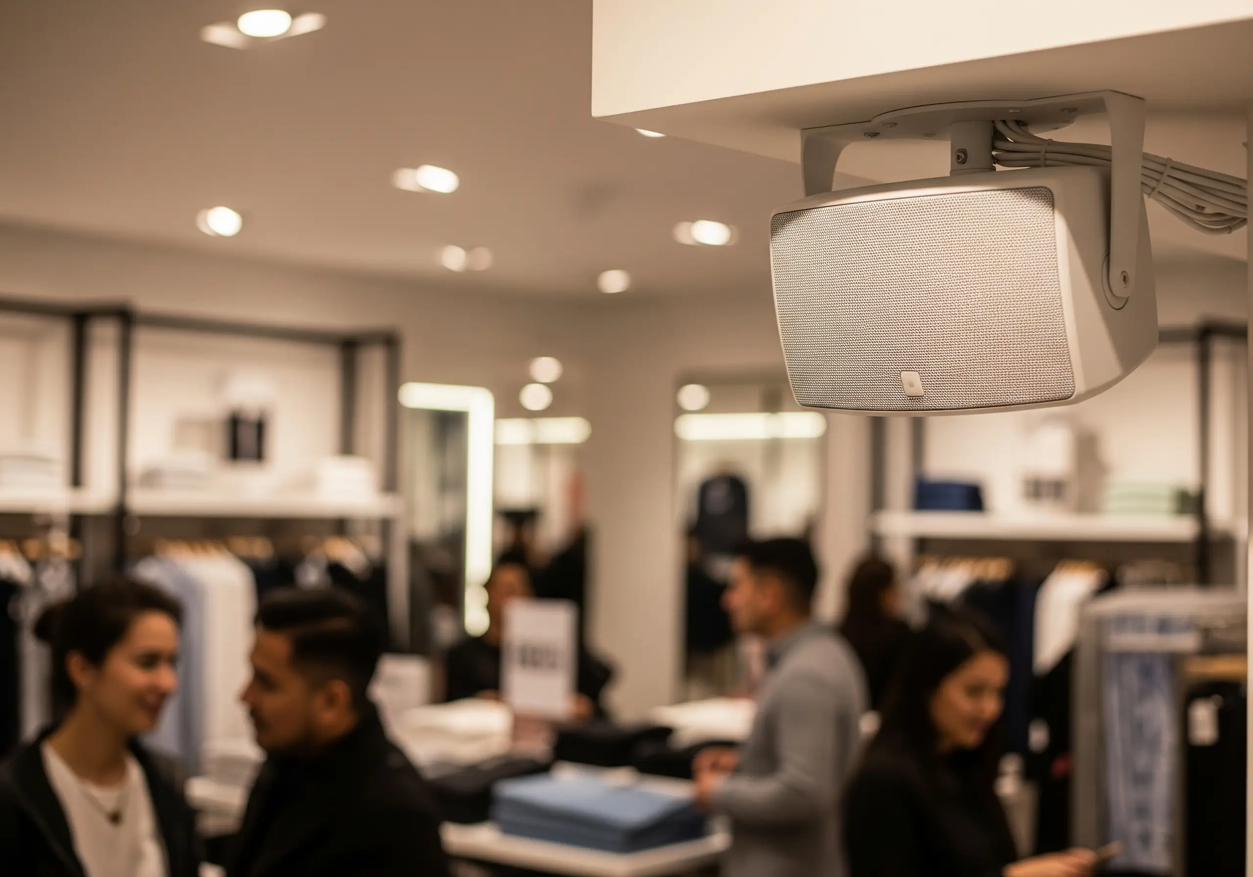 Audio para tiendas retail orientado a experiencia de compra y anuncios