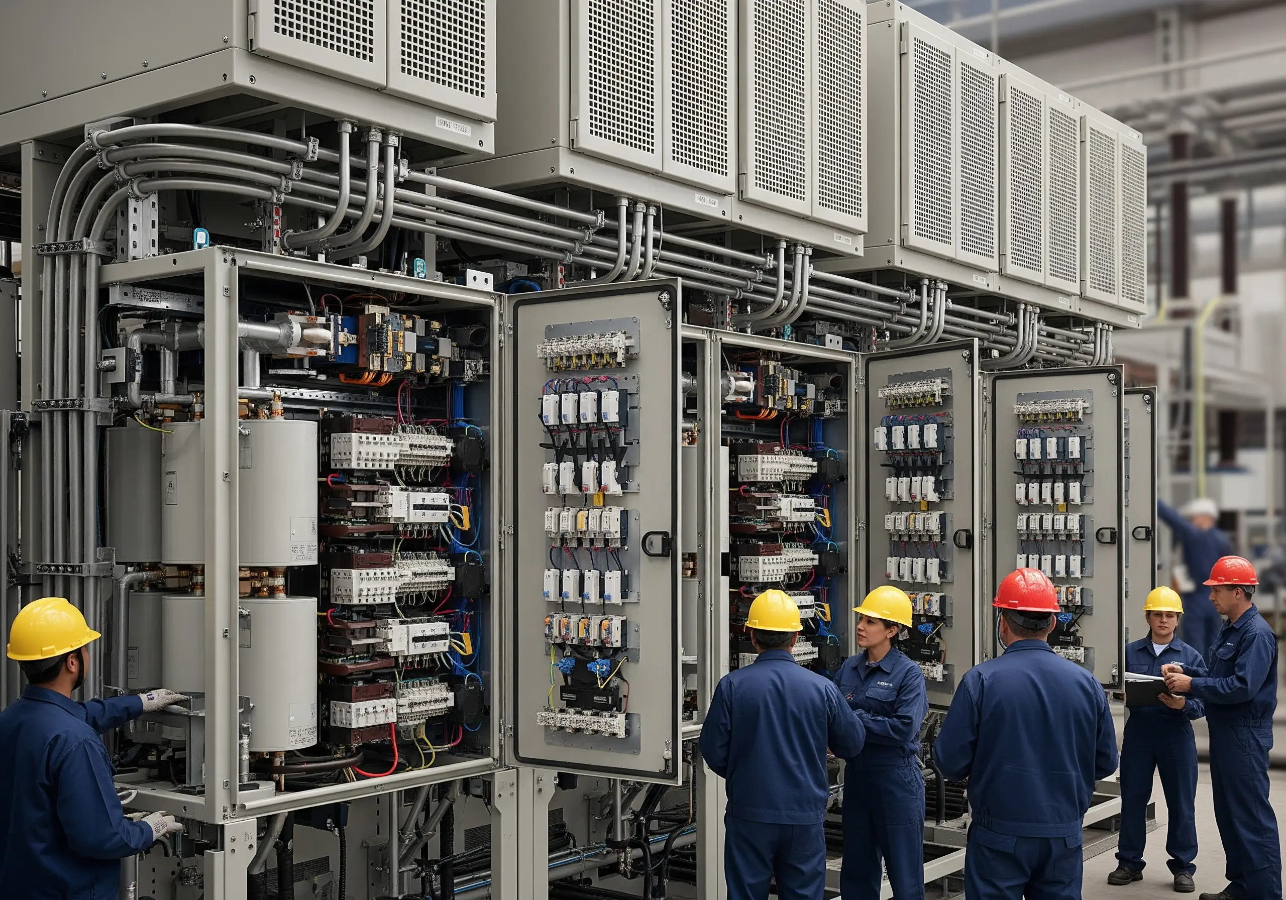 Operación continua y estable con banco de capacitores automático