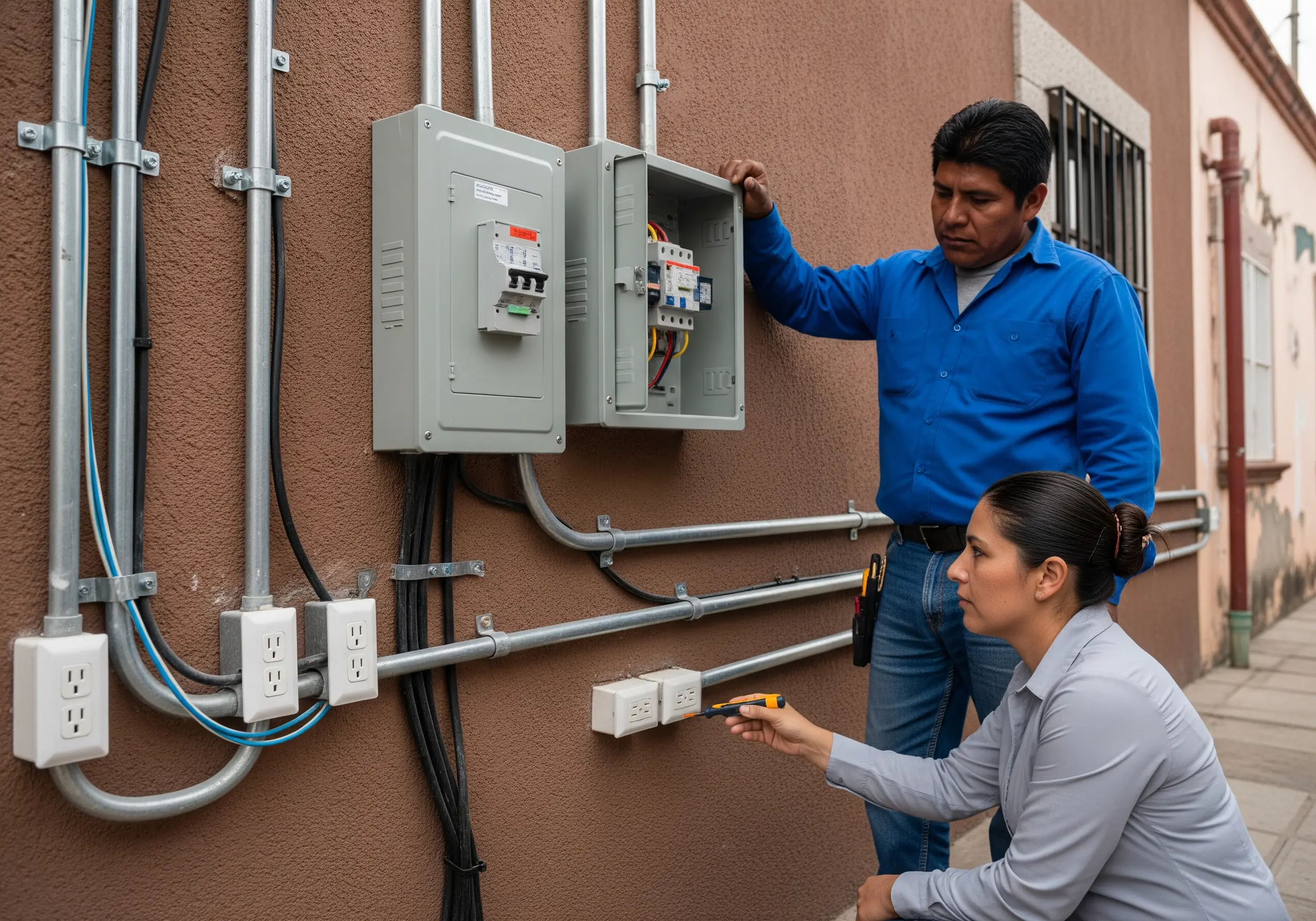 Instalación y distribución de una subestación eléctrica