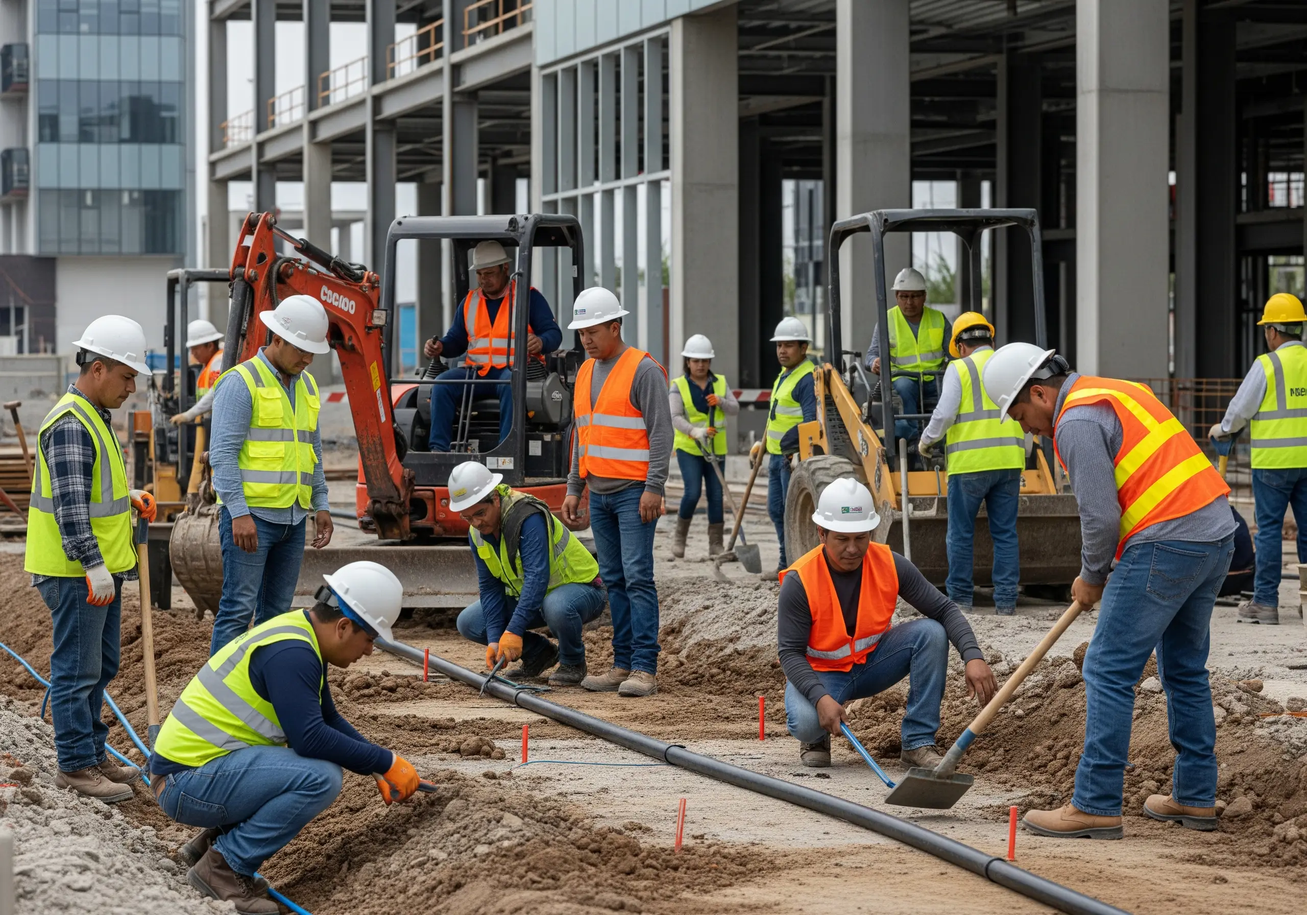 Construcción de obra civil para proyectos eléctricos